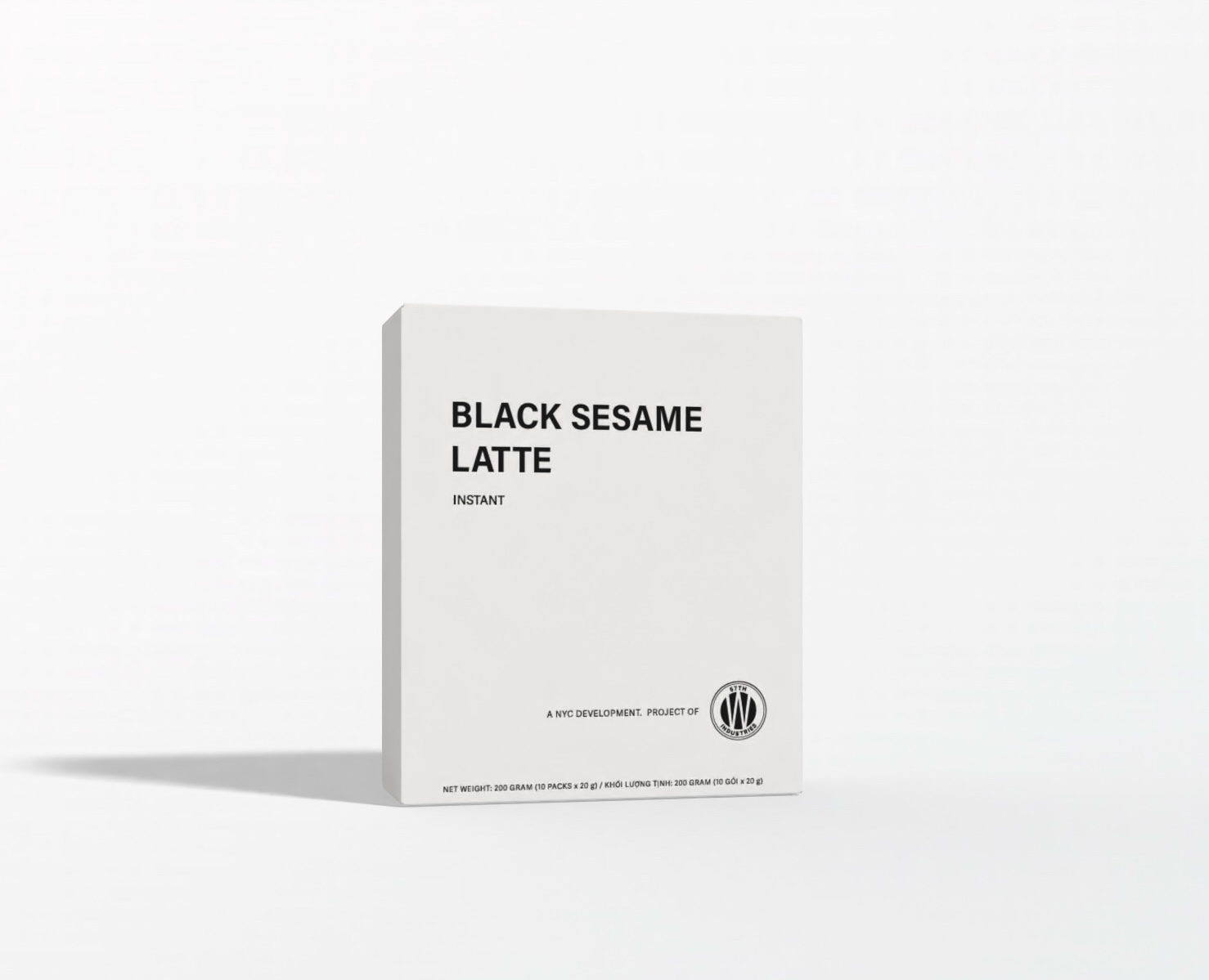 BLACK SESAME LATTE